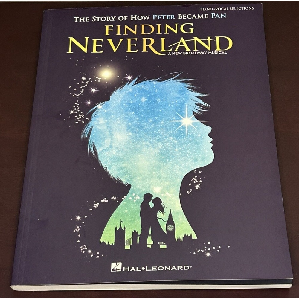 Finding Neverland Broadway Musical Peter Pan Piano Vocal Guitar Songbook Soft